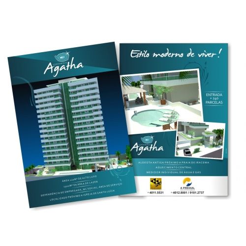 Folders e Folhetos 14x20 cm| Couchê 90g |4x4 | 2.500 un.